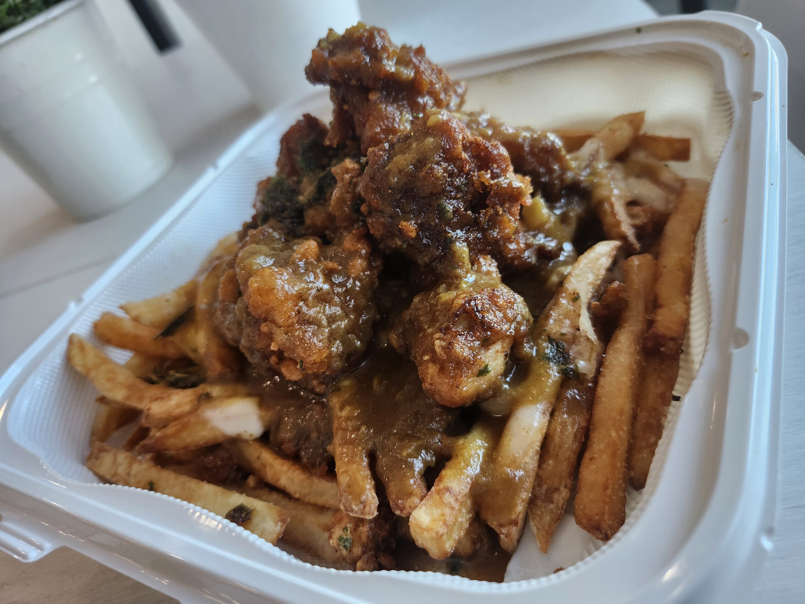 Loaded Curry Fries at Bubble & Pearl’s Boba Lab