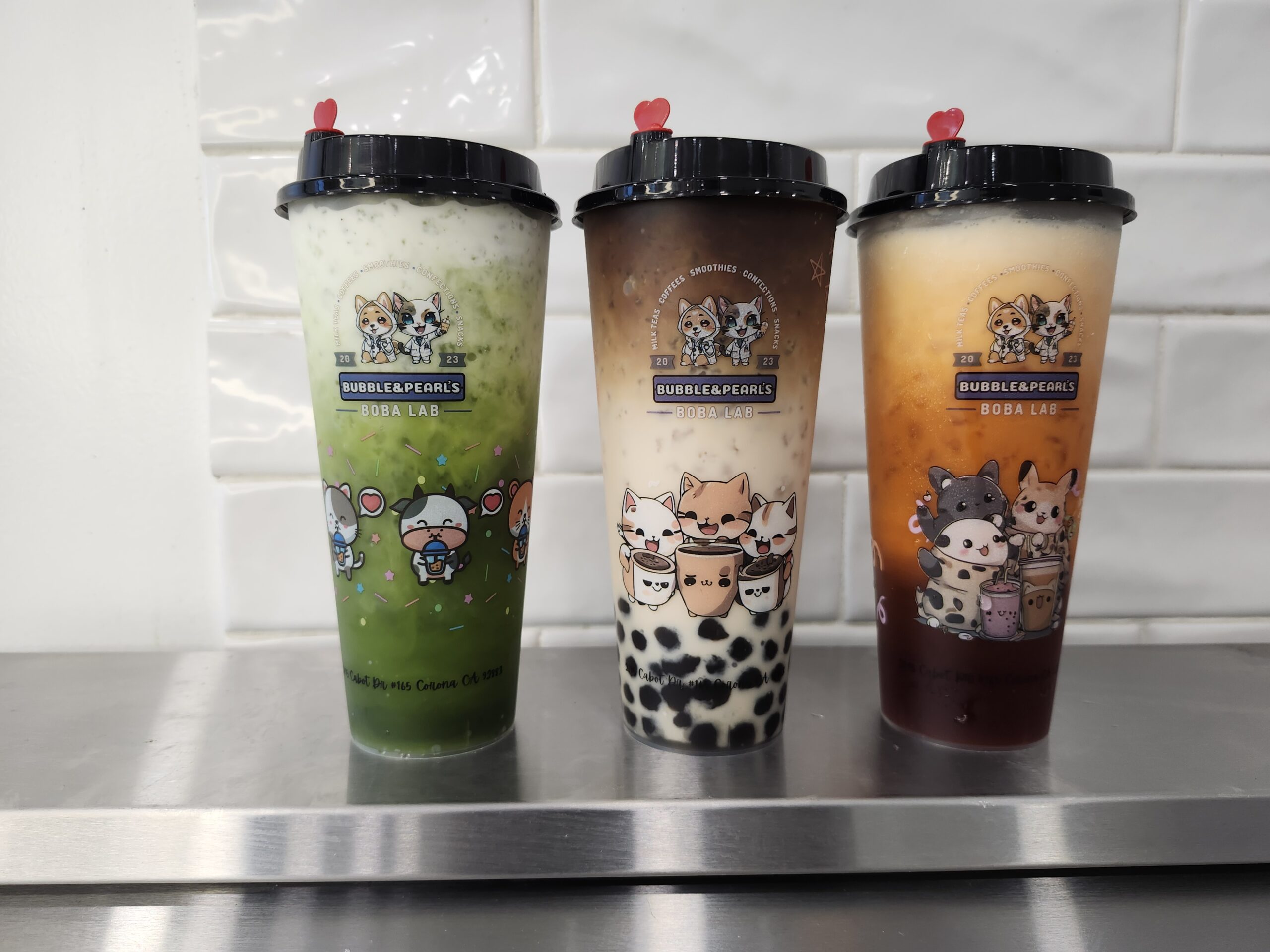 Green Thai & Good Morning Thai at Bubble & Pearl's Boba Lab